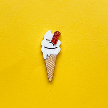 Load image into Gallery viewer, 99 Flake Brooch or Pendant - PRE ORDER