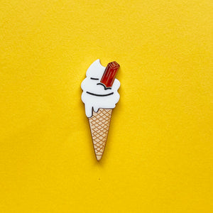 99 Flake Brooch or Pendant - PRE ORDER