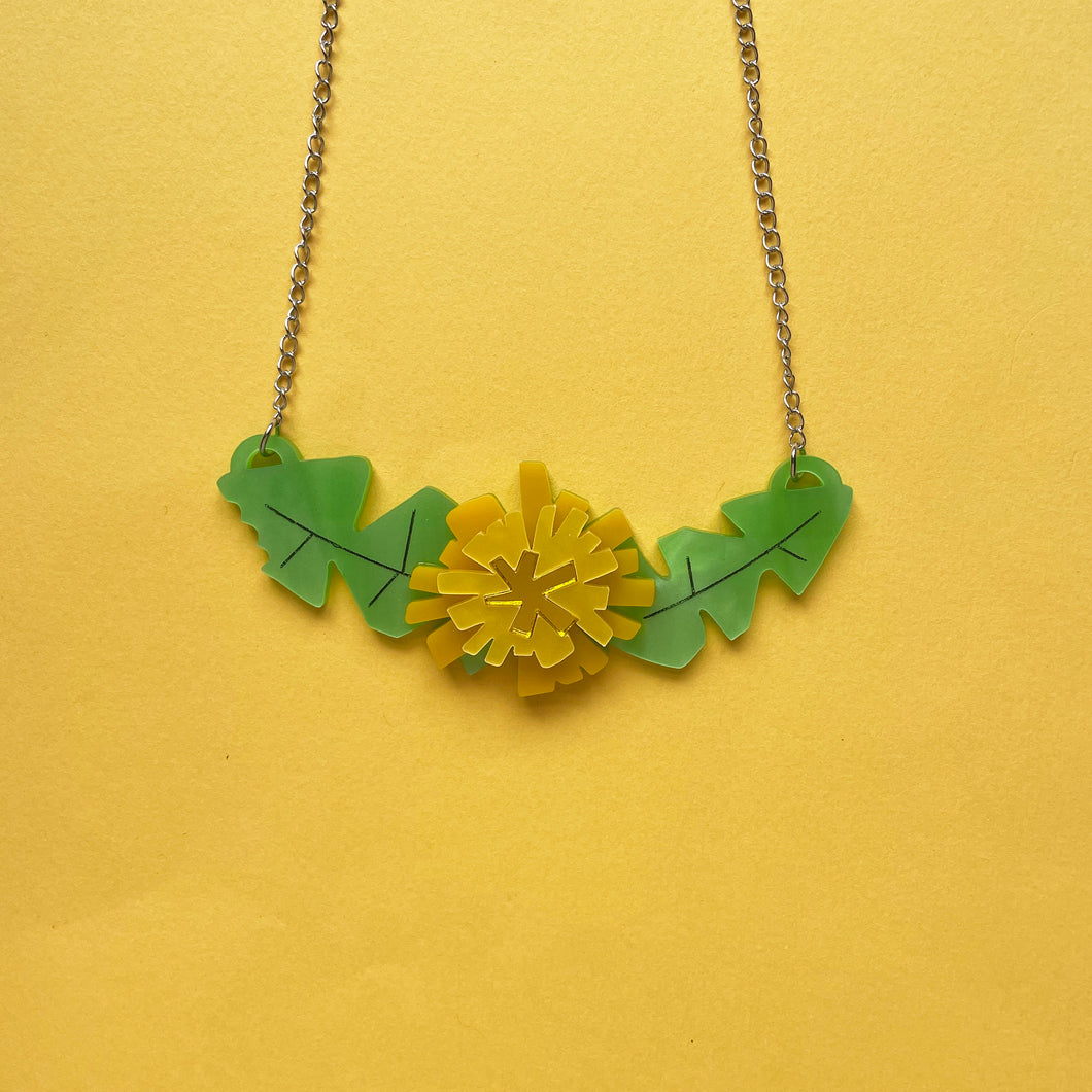 Mini Dandelion Necklace