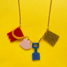 Load image into Gallery viewer, Sandcastle Charm Necklace