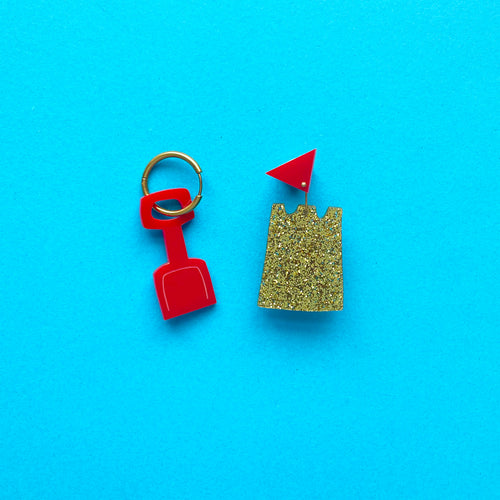 Sandcastle & Spade Earrings - PRE ORDER