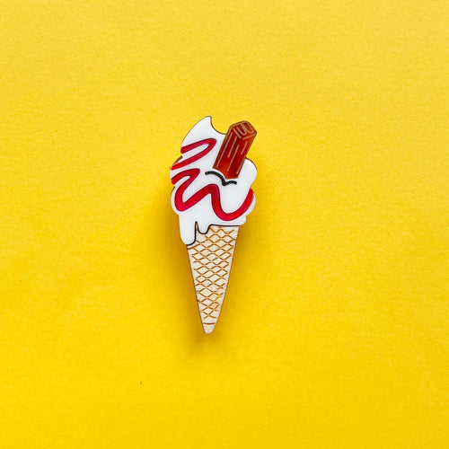 99 Flake Brooch or Pendant - PRE ORDER