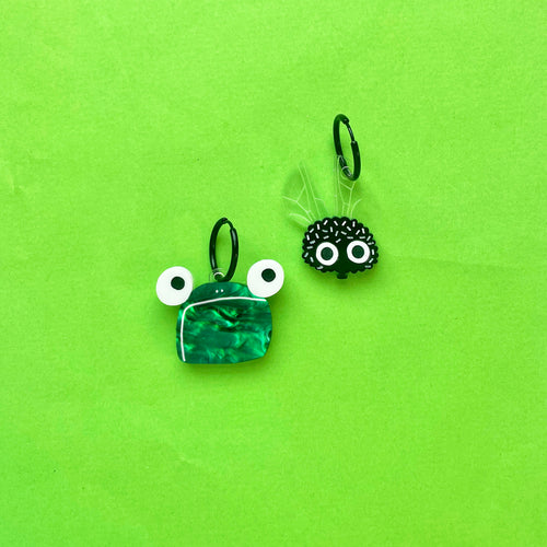 Frog & Fly Earrings - PRE-ORDER