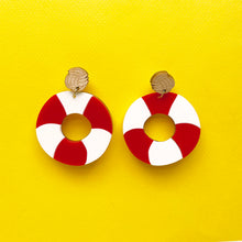 Load image into Gallery viewer, Life Belt Earrings - PRE ORDER