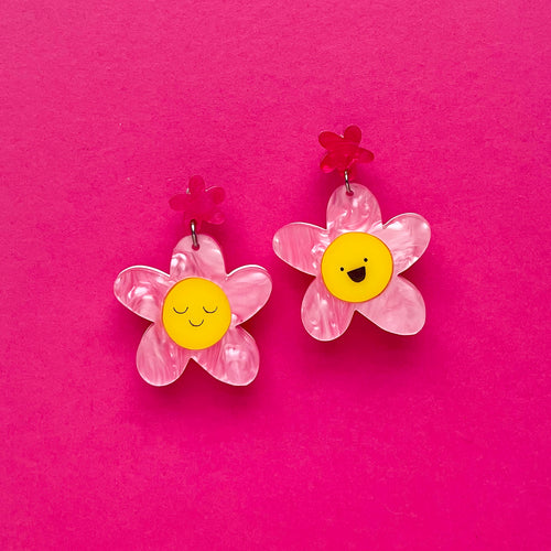 Spring Blossom Daisy Earrings