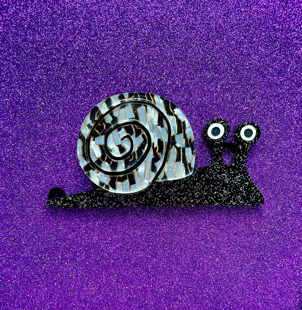 The Goth Snail Necklace